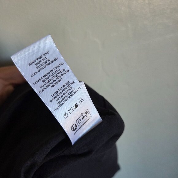 Rails Fatima Bathing Ladies Tank Midi Dress Black Size Women's Large 100% Cotton - Picture 12 of 12